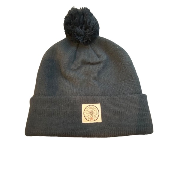 Bikes Works Black Knit Beanie Unisex O/S - Picture 2 of 14